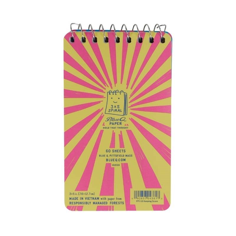 Keeping Score 7.5x13cm Spiral Notebook