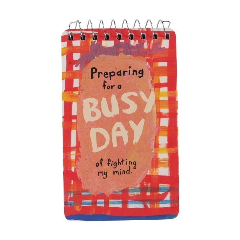 Busy Day 7.5x13cm Spiral Notebook