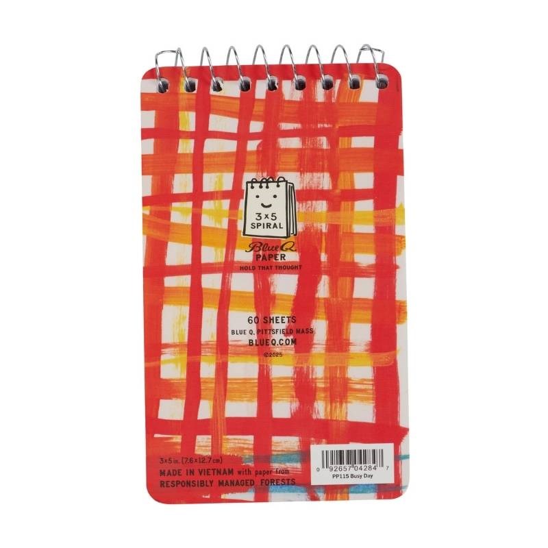 Busy Day 7.5x13cm Spiral Notebook