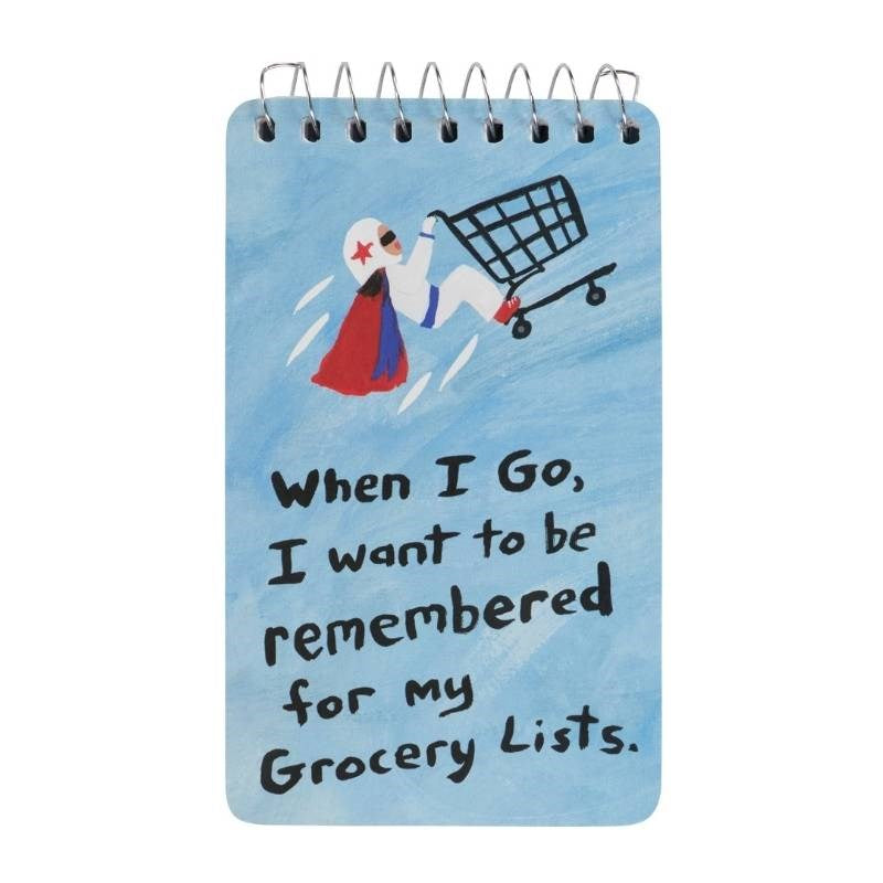 Grocery Lists 7.5x13cm Spiral Notebook