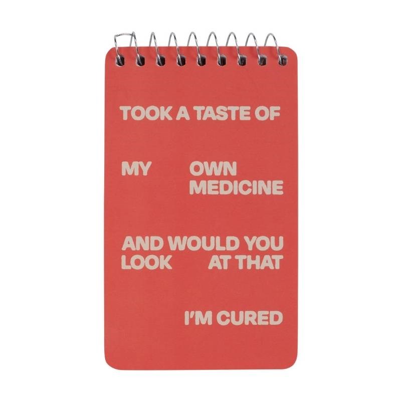 My Own Medicine 7.5x13cm Spiral Notebook
