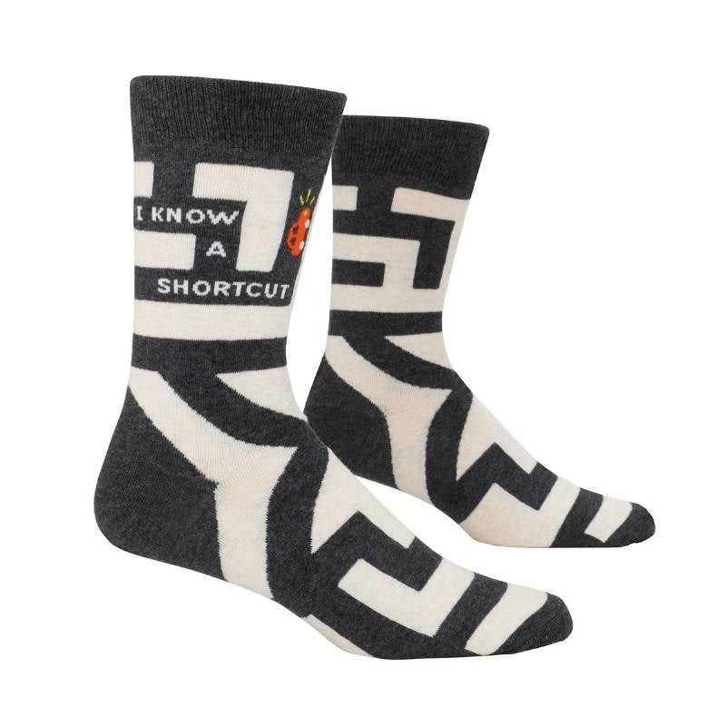 Mens Socks - I Know A Shortcut