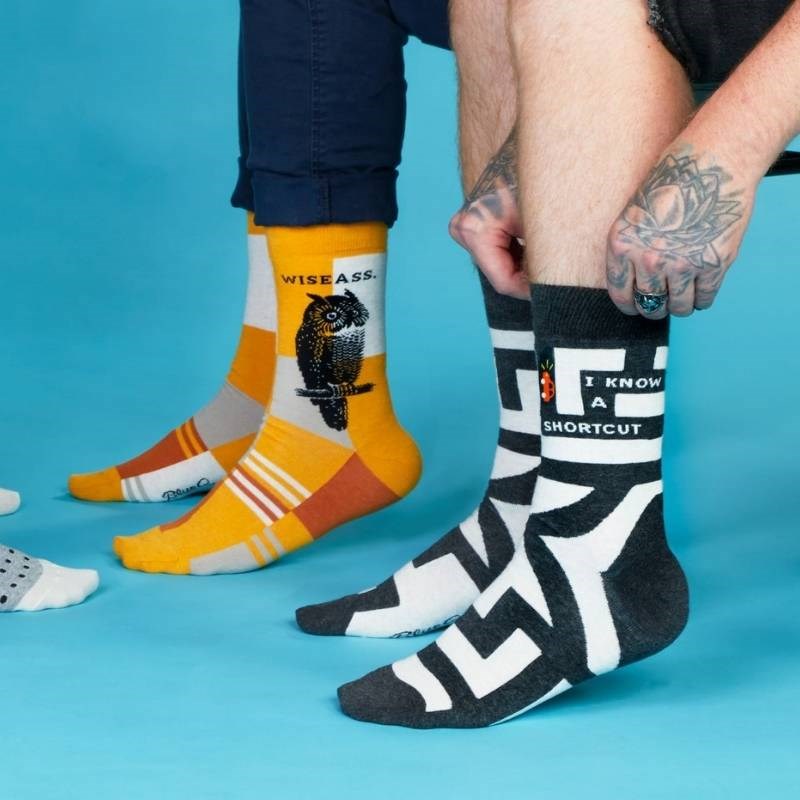Mens Socks - I Know A Shortcut