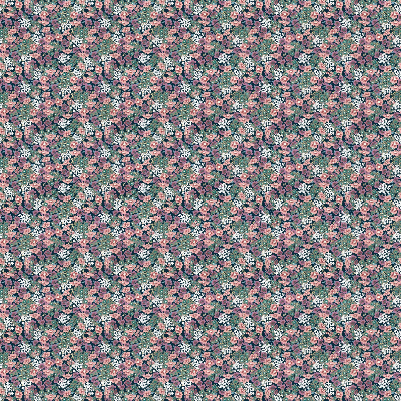 Bridgewater velvet fabric in midnight