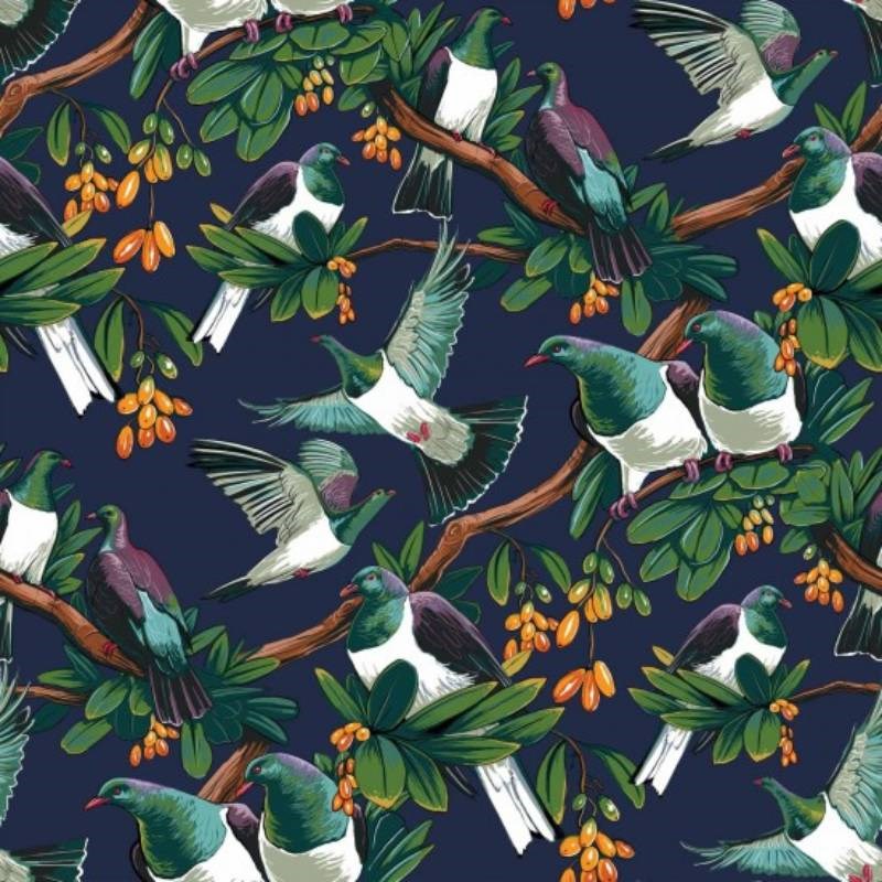 Native Treasures Wood Pigeon Fabric