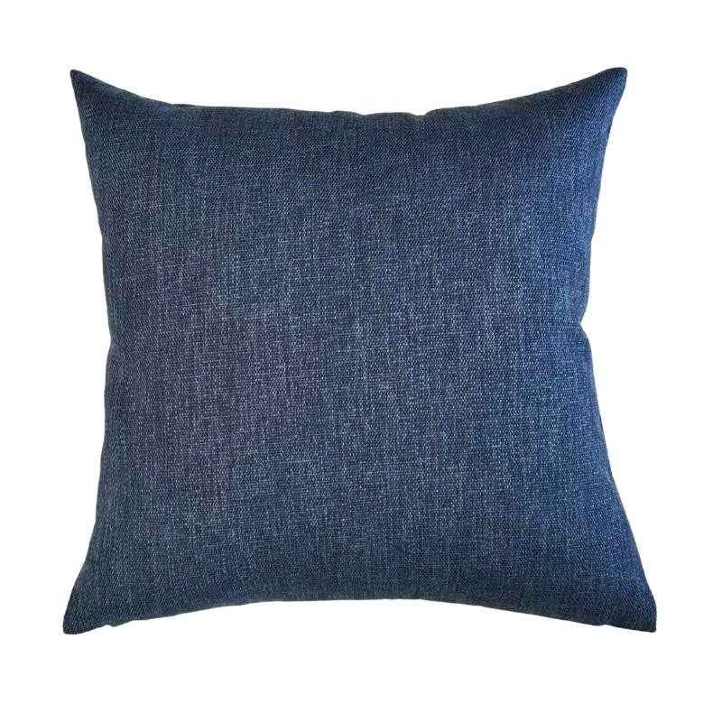 Keylargo Linen Look Cushion Cover 50cm in navy