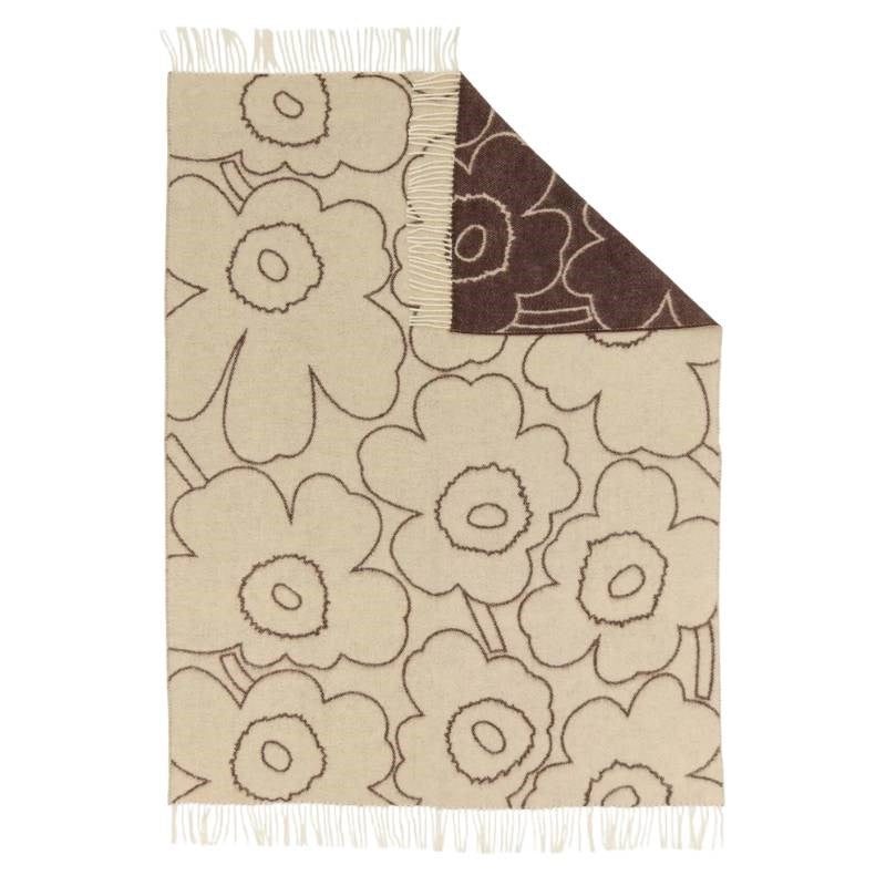 Piirto Unikko RWS Throw 130x170 cm in off white, soft black