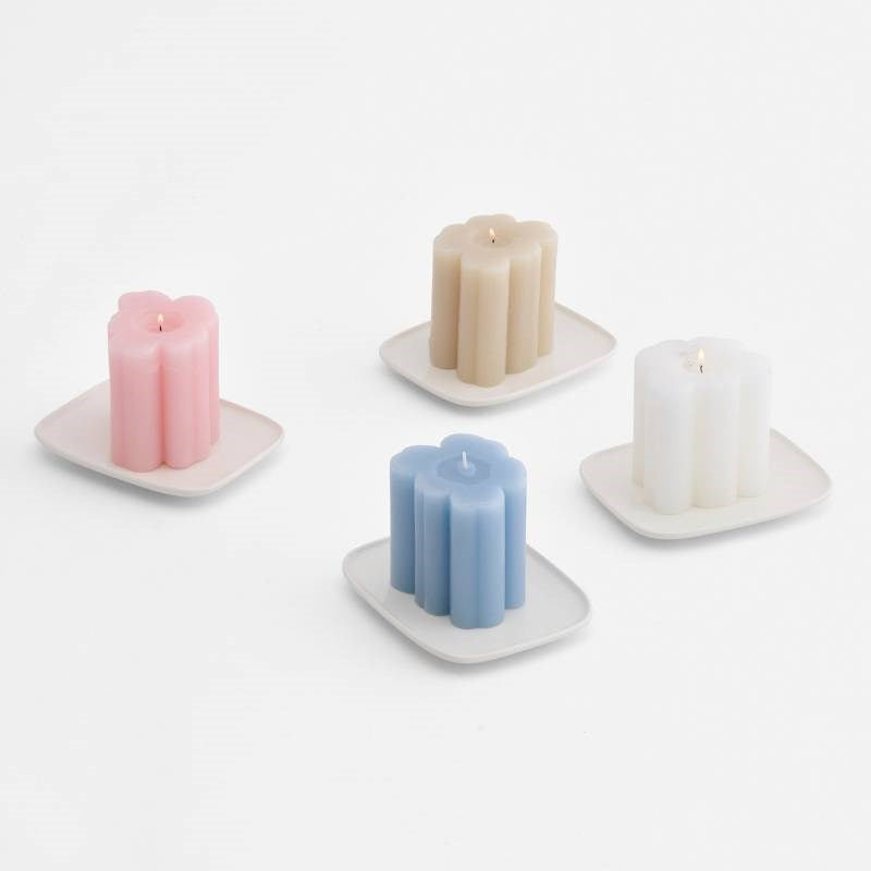 Unikko Candle 9cm in pink
