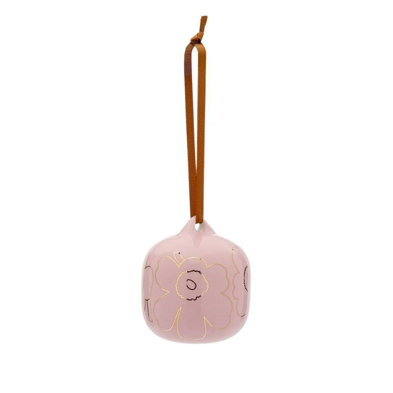Piirto Unikko collectible Ornament in pink, gold