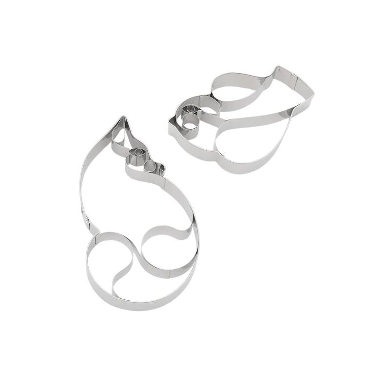 Ketunmarja Cookie Cutter set in stainless steel