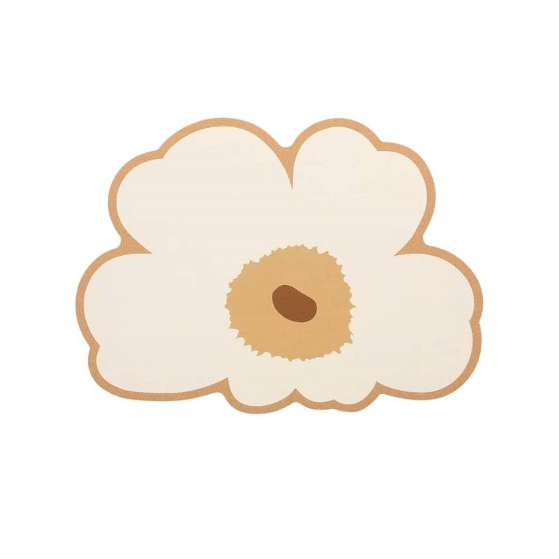 Unikko Cork Placemat in cork, hay, brown