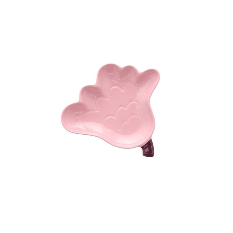 Oiva Kukasta kukkaan Plate 15cm in pink, petrol
