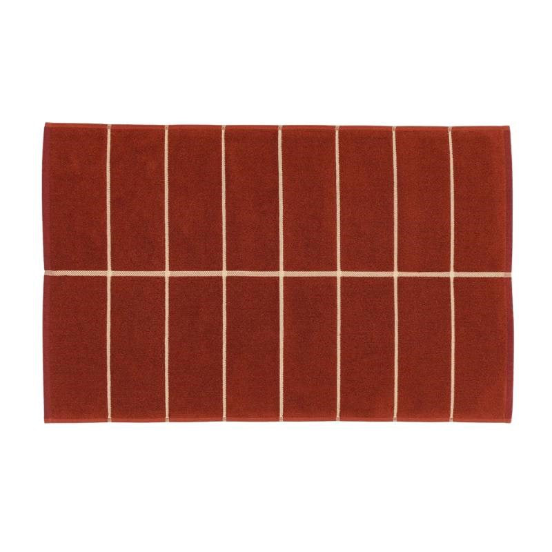 Tiiliskivi Bath mat 50x80cm in brick, plum, hay