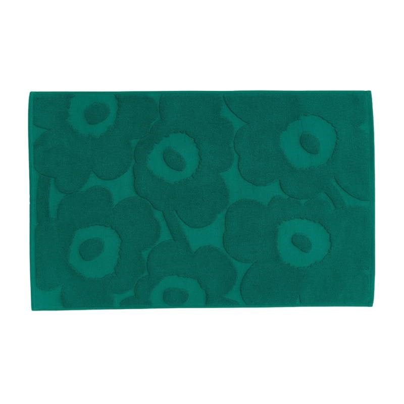 Unikko Bath Mat 50x80cm in emerald