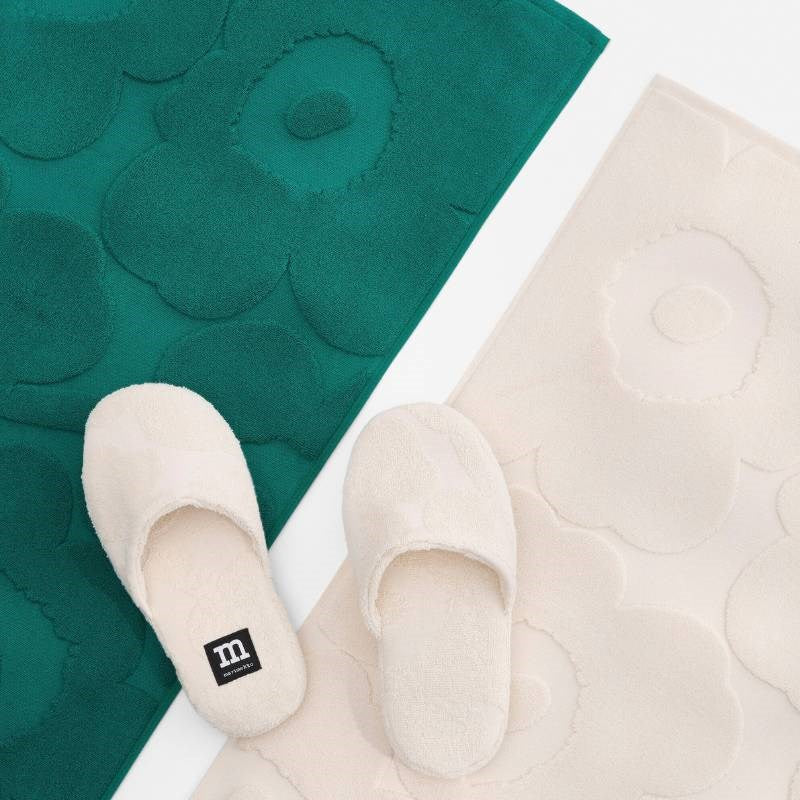 Unikko Bath Mat 50x80cm in emerald