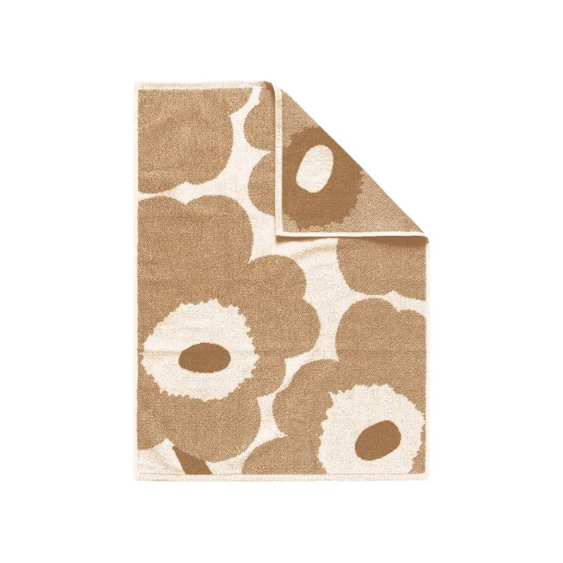 Unikko Hand Towel 50x70cm in off white, bronze