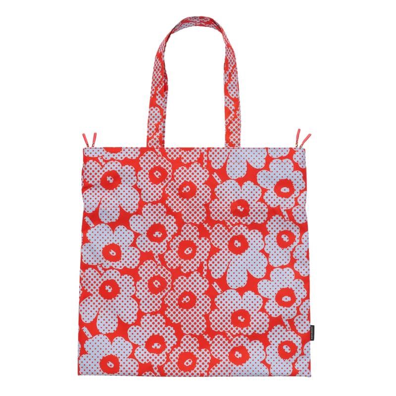 Metka Unikko Bag in red, light blue