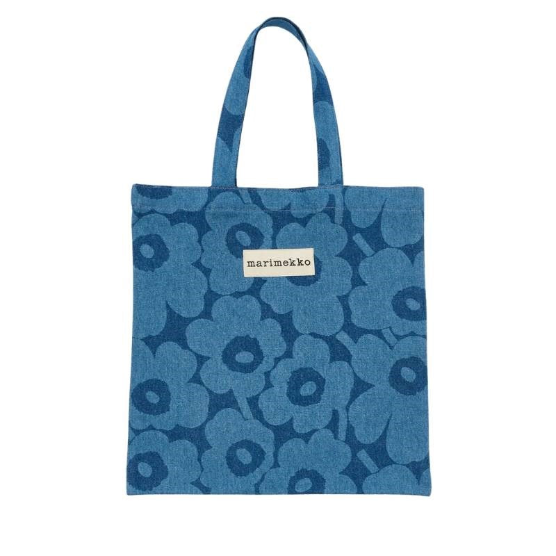 Vankka Denim Unikko Bag in mid indigo
