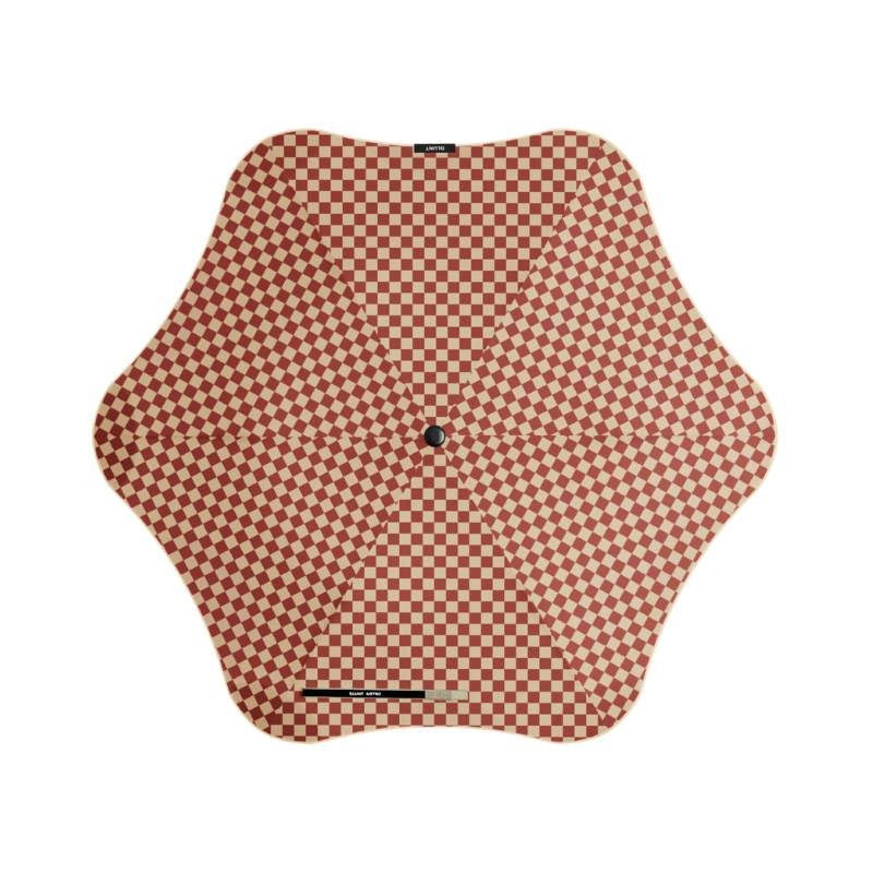 Blunt Metro Umbrella in clay check
