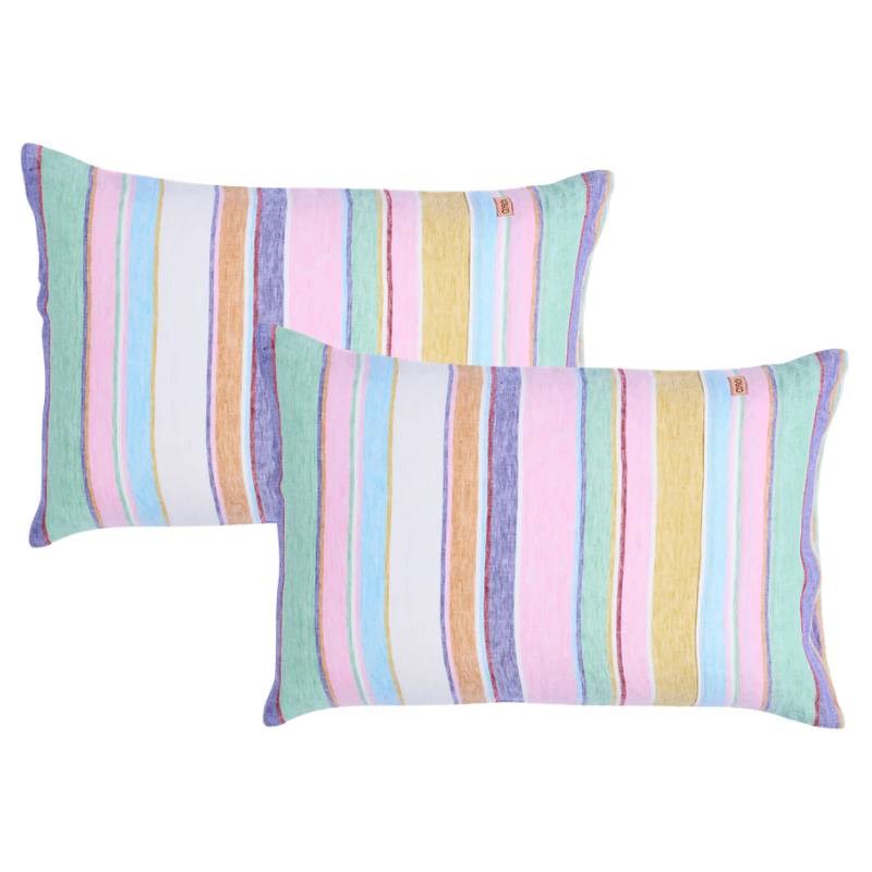 Linen Pillowcase Pair in Tangier days