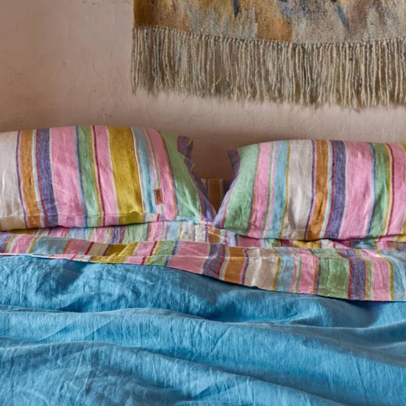 Linen Pillowcase Pair in Tangier days