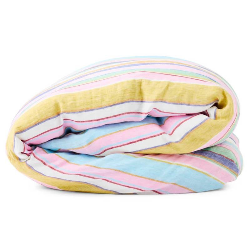 Linen Quilt Cover in Tangier days