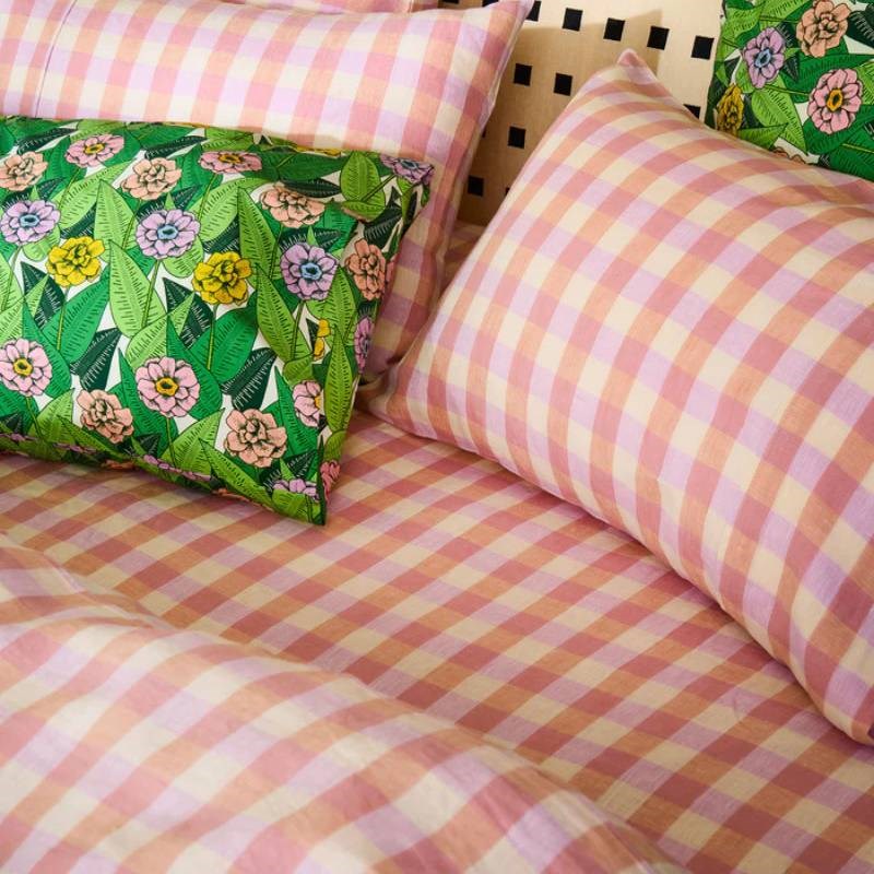 Linen Pillowcase Pair in hazy days