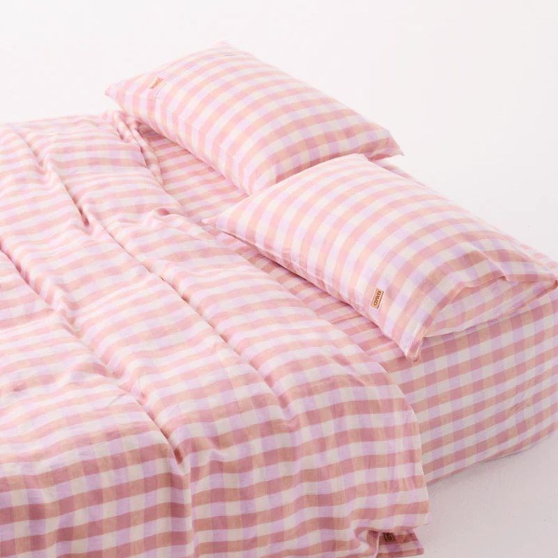Linen Quilt Cover in hazy days