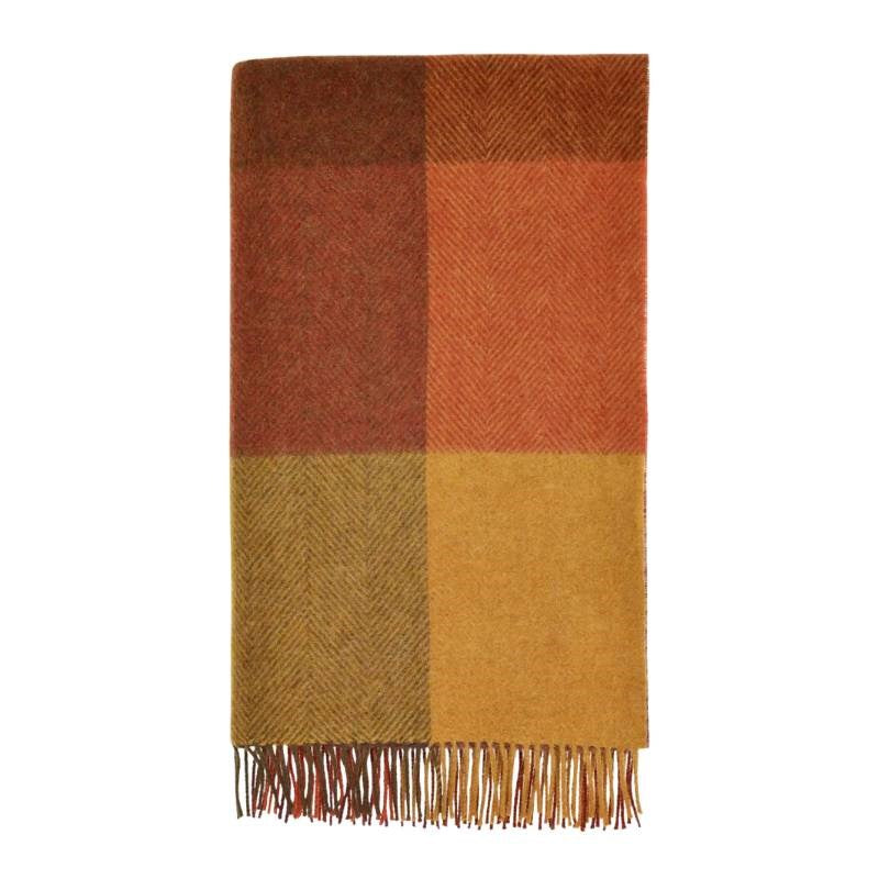 Harland Wool Throw 185x140cm in autumn