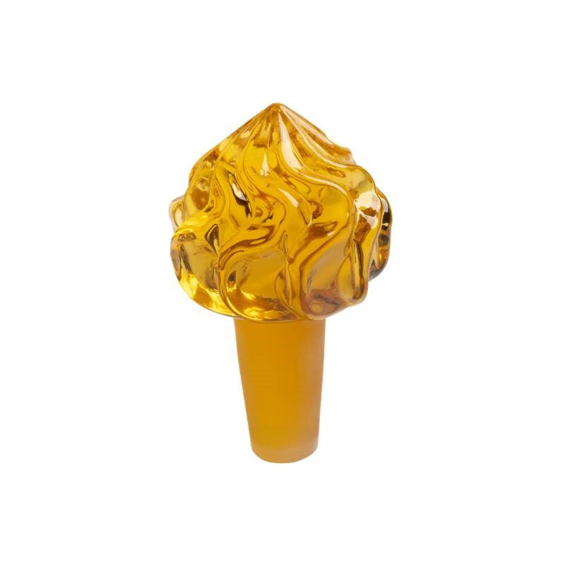 Bottle Stopper in whip amber