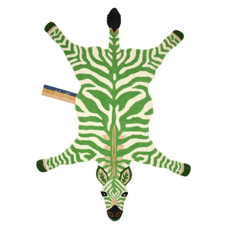 Grassy Zebra Rug - large