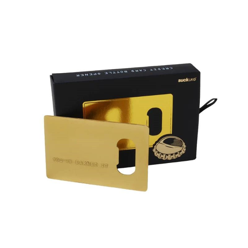 Gold Credit Card Bottle Opener