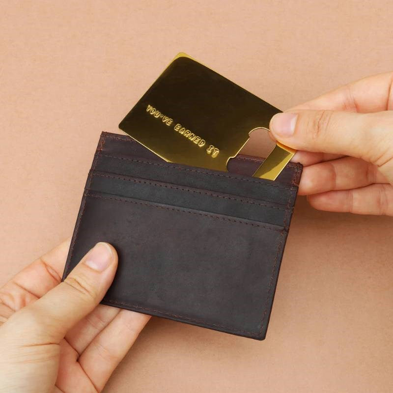 Gold Credit Card Bottle Opener