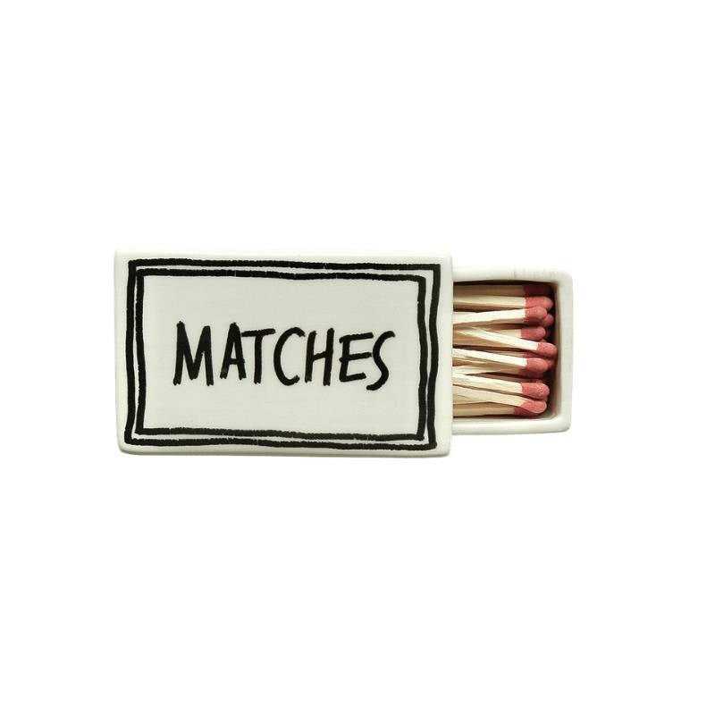 Matches Ceramic Matchbox
