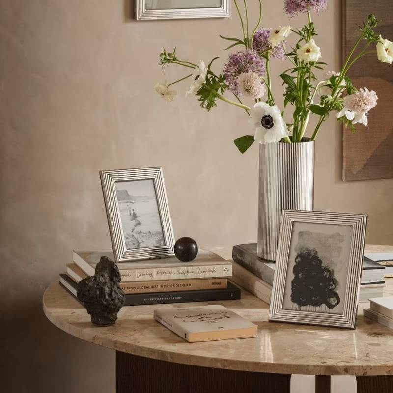 Bernadotte Picture Frame, mirror polished stainless steel, 10x15cm