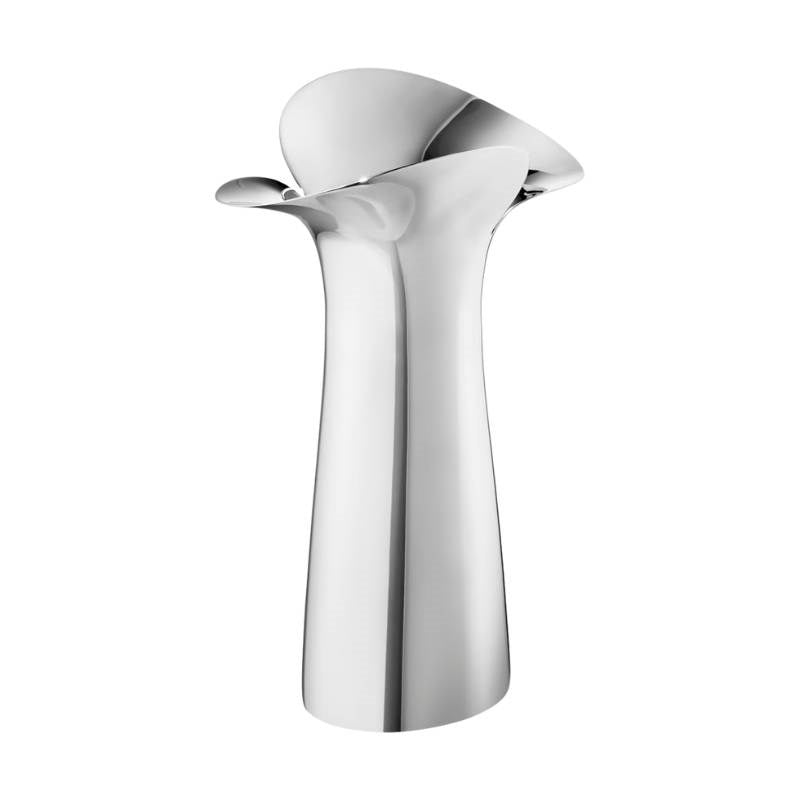 Small Bloom Botanica Vase, mirror polished stainless steel, 15cm