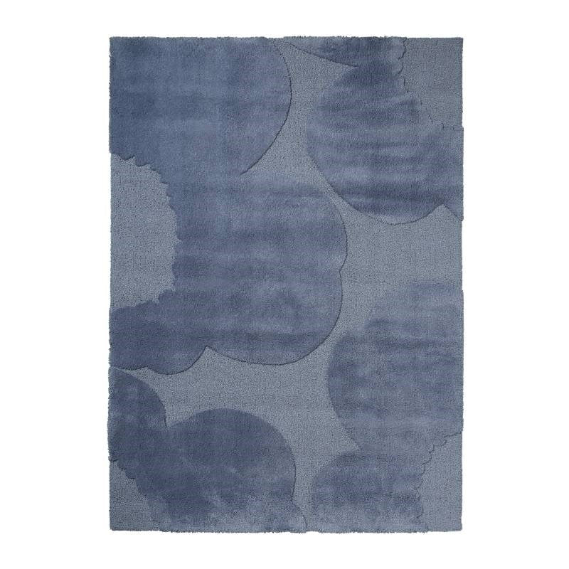 Iso Unikko Hand-Tufted Rug in dusty blue