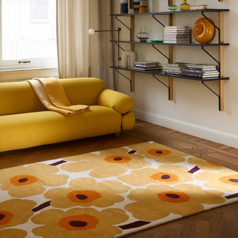 Unikko Hand-Tufted Rug in honey