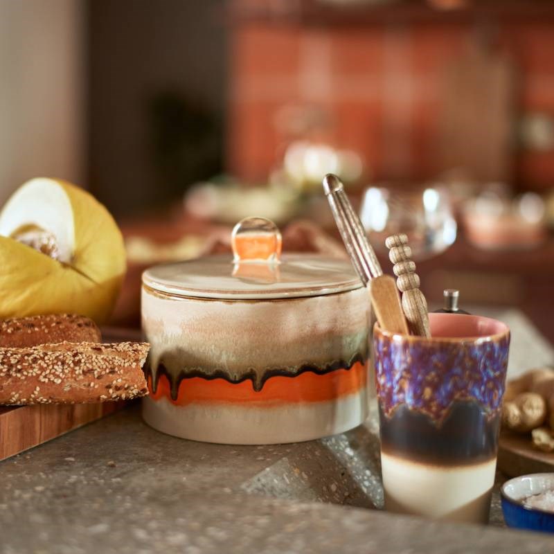 70's Ceramics Cookie Jar in burst