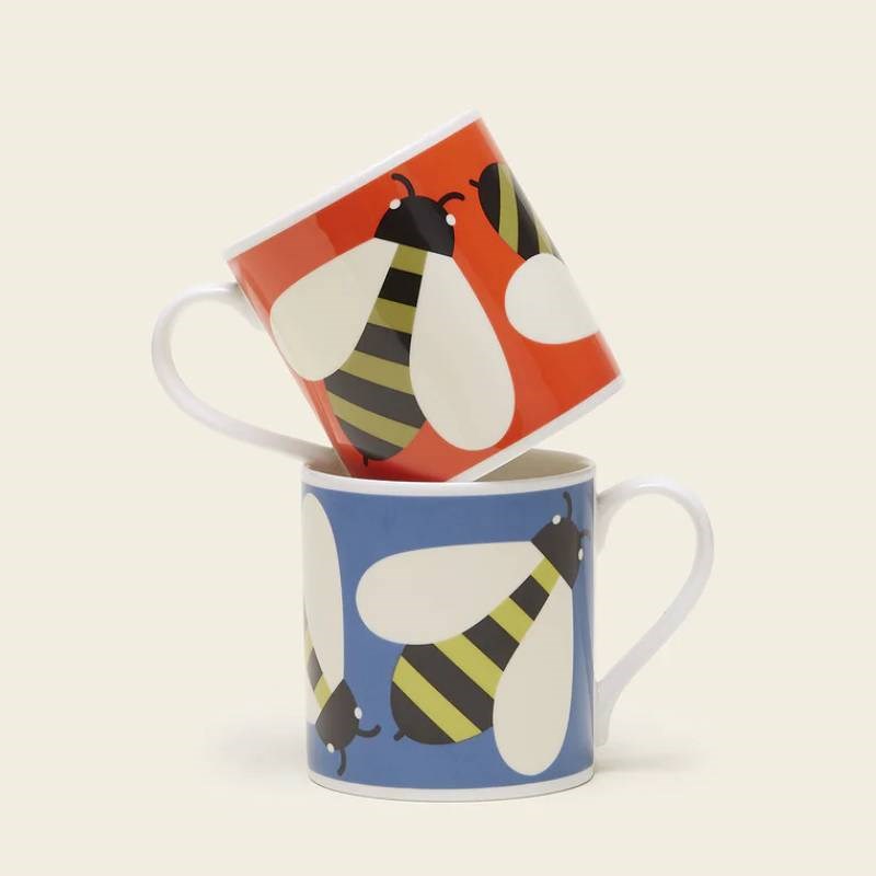 Busy Bee Mug 350ml in orange