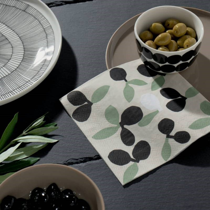 Serviettes in Pieni Omppo in Cream
