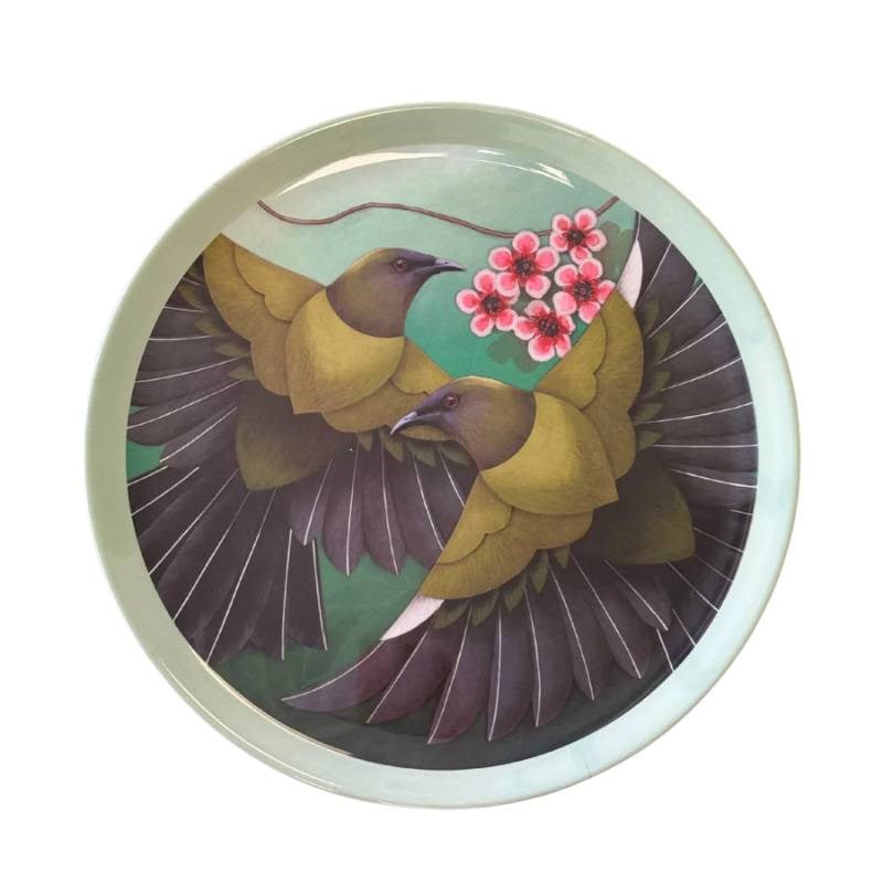 Kathryn Furniss Melamine Tray - Korimako and the Manuka Necklace