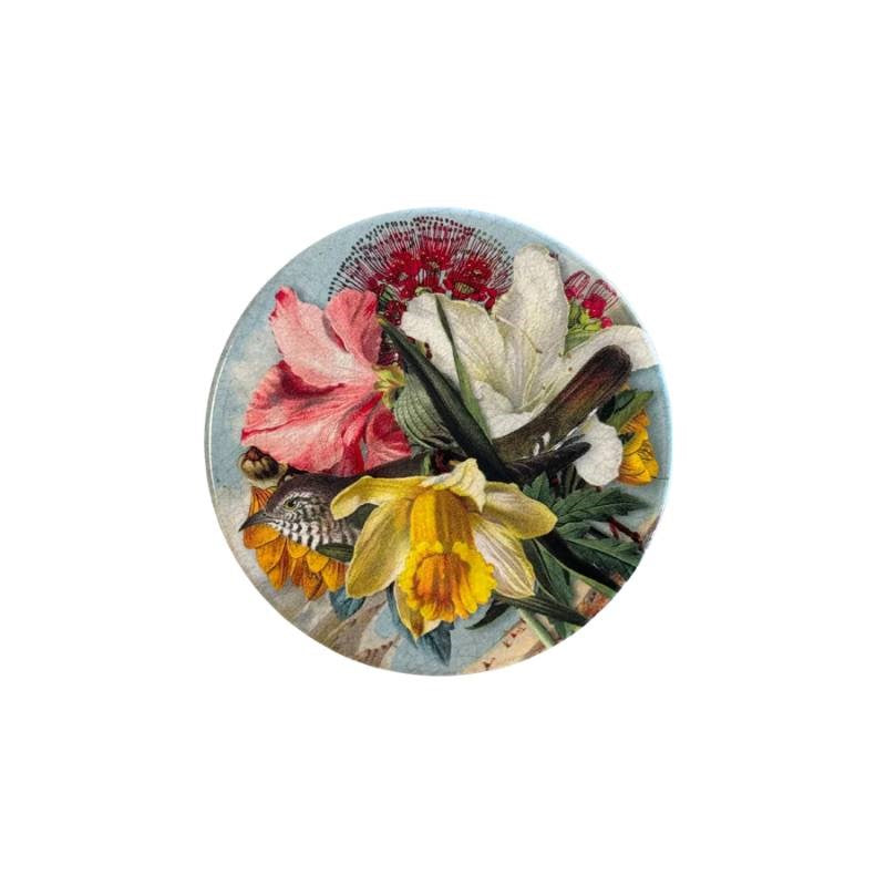 Tanya Wolfkamp Vintage Coaster, Cuckoo