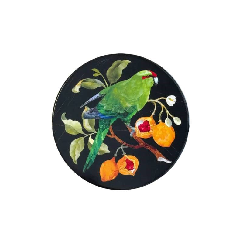 Tanya Wolfkap Pietra Dura Coaster, Kakariki