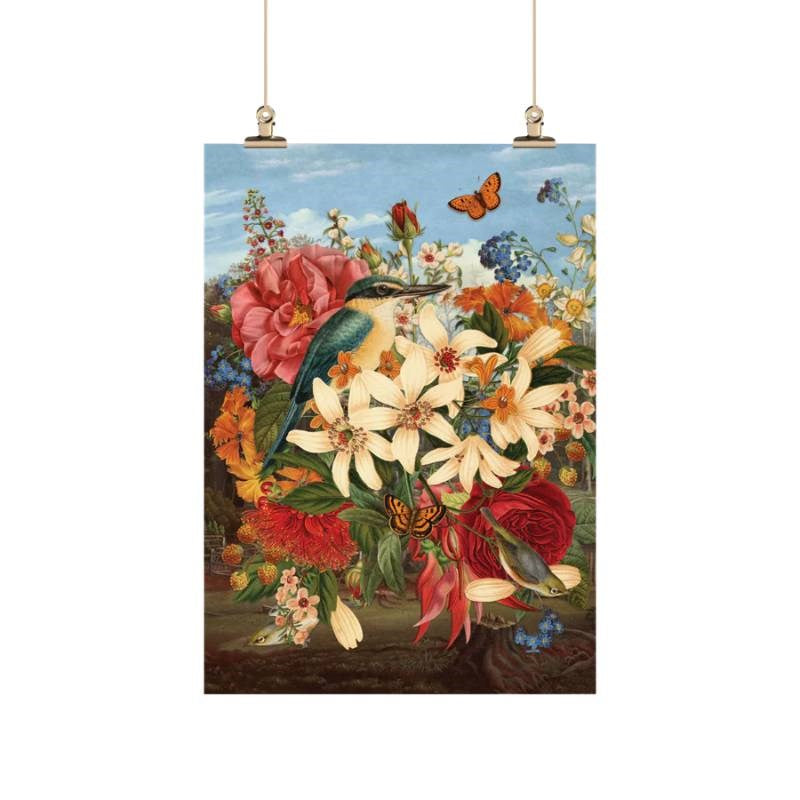 Tanya Wolfkamp Mirofibre Teatowel, Kingfisher