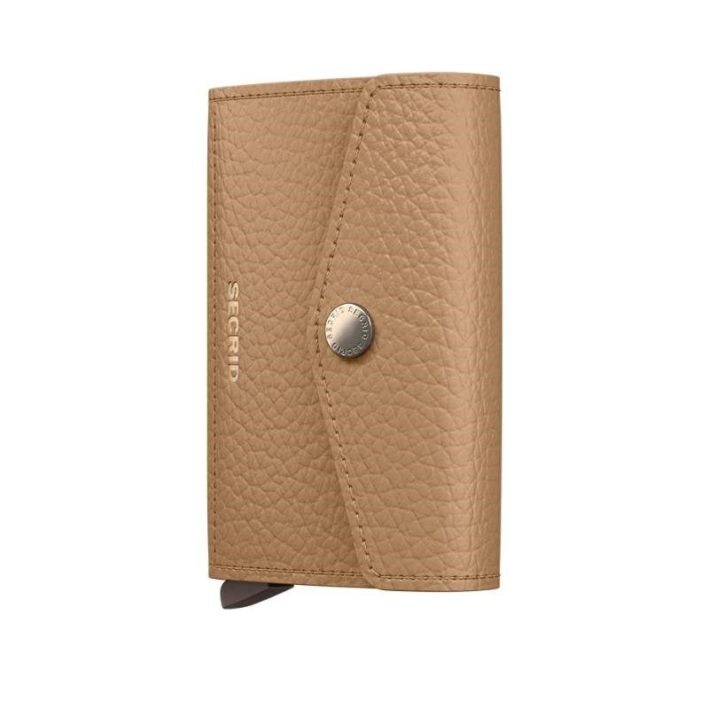 Secrid Envelope Wallet, pebble, in cappucino