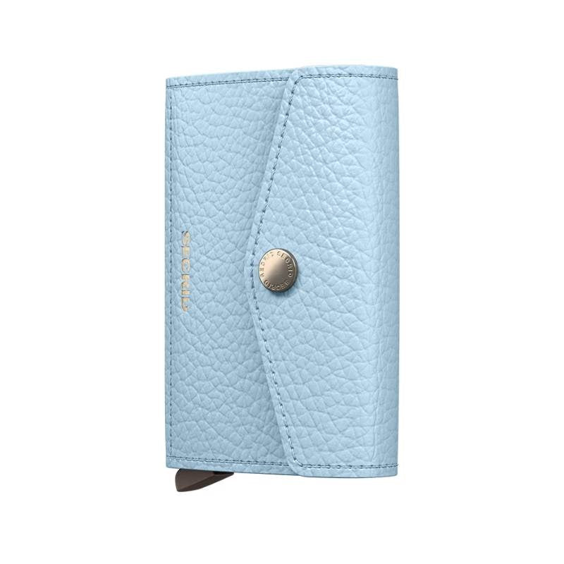 Secrid Envelope Wallet, pebble, in ice blue
