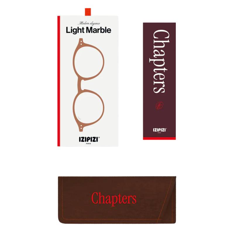 Reading Glasses Collection D in light marble