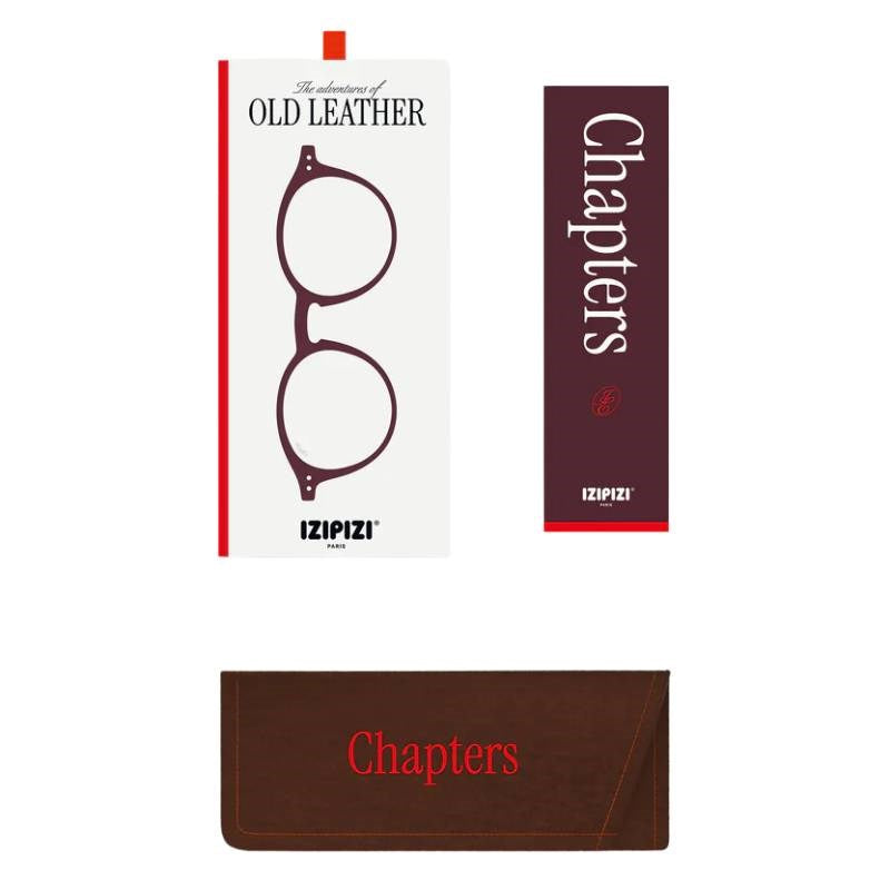 Reading Glasses Collection D in old leather