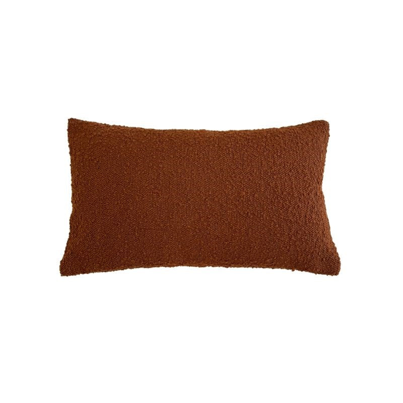 Boucle Cushion Cover 50x30cm in umber